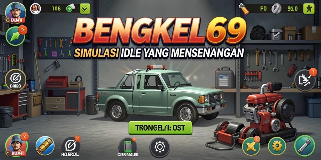 Tampilan gameplay BENGKEL69 yang menarik dan interaktif.