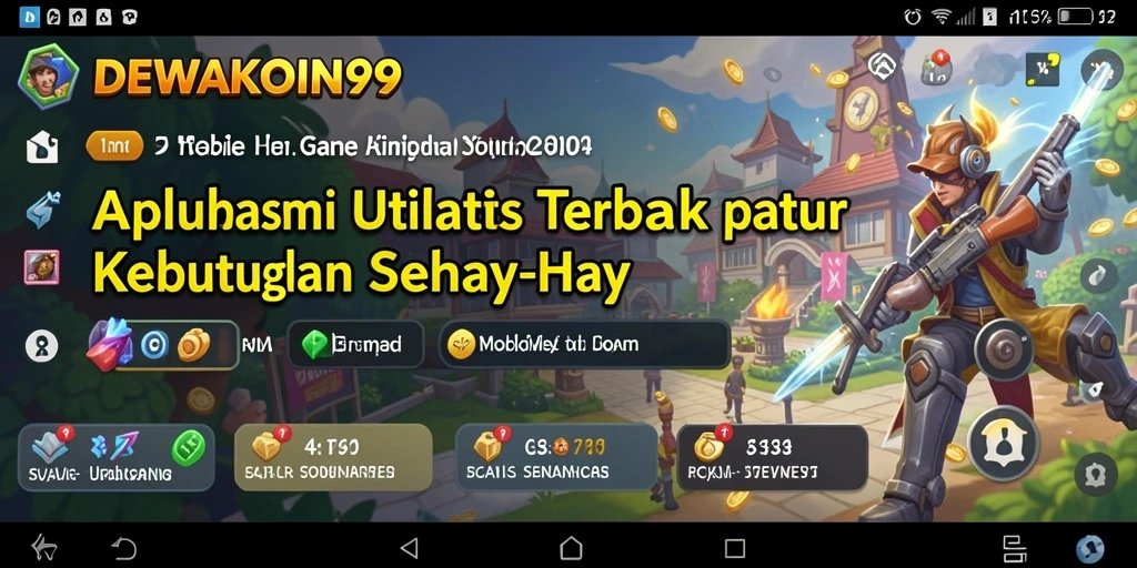 Tampilan antarmuka DEWAKOIN99 yang memudahkan pengguna dalam mengakses fitur Utility.