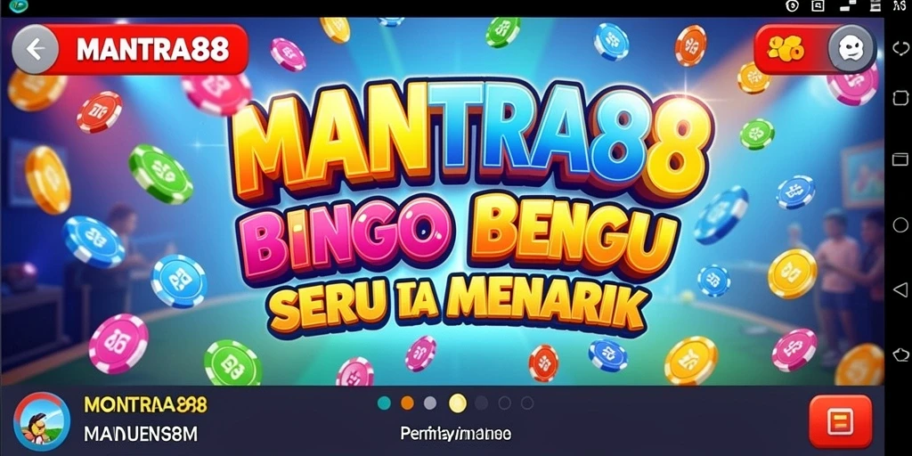 Tampilan gameplay seru dari permainan Bingo MANTRA88.