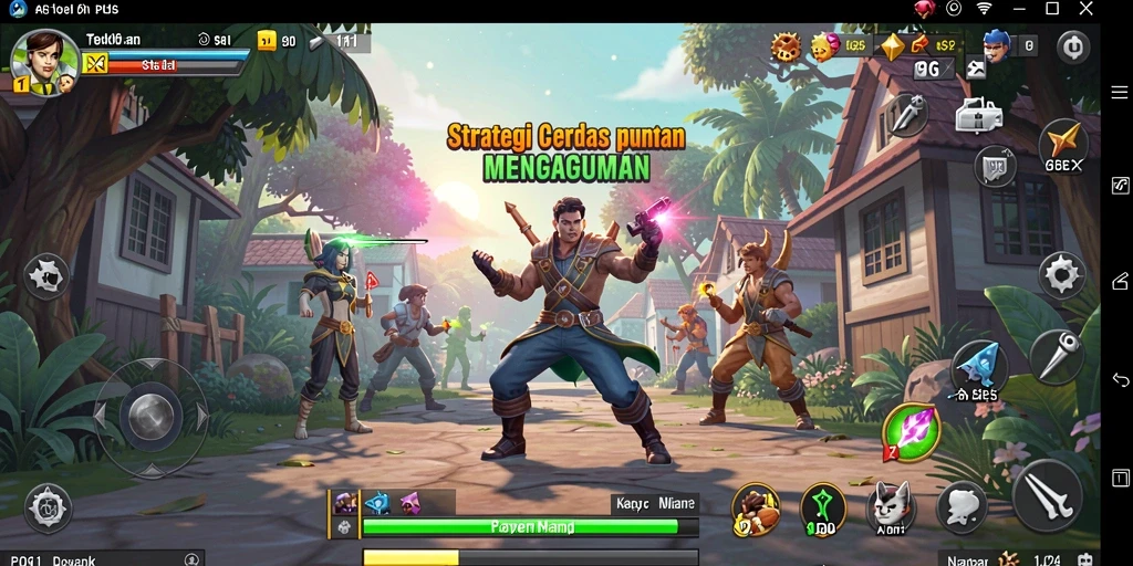 Tangkapan layar PG11 menunjukkan aksi strategi yang intens dan mendebarkan.