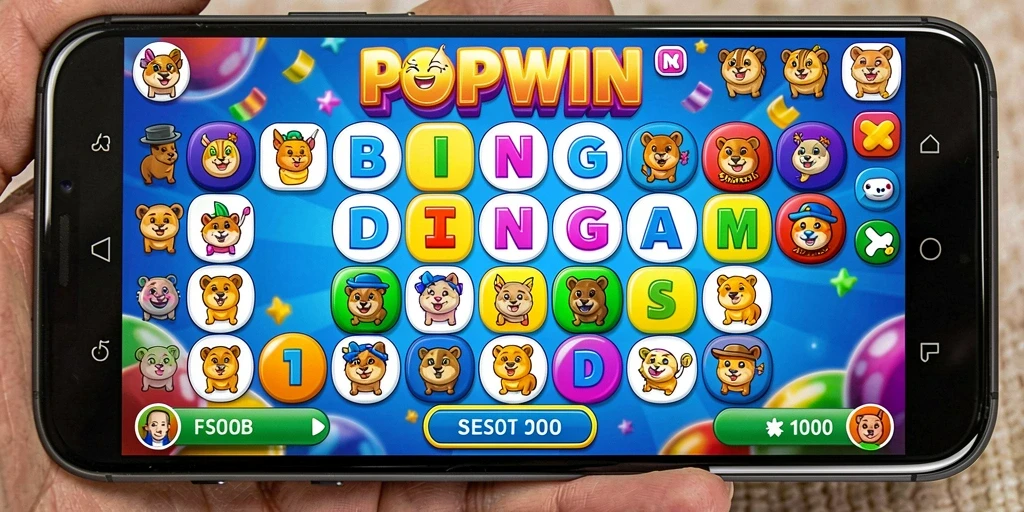 Gameplay seru dan interaktif dari permainan Bingo POPWIN.