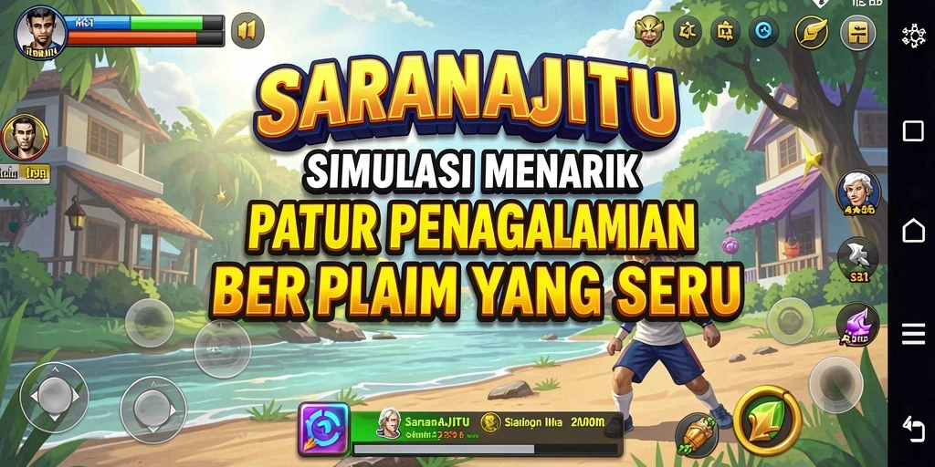 Tampilan menakjubkan dari gameplay SARANAJITU yang mendebarkan.