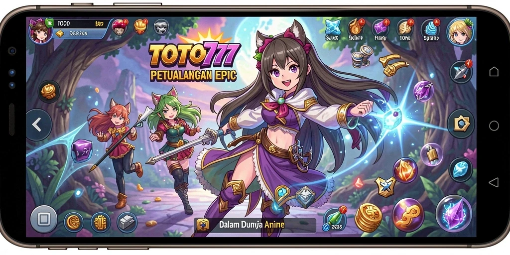 Tampilkan karakter anime dalam pertempuran epik di TOTO777.
